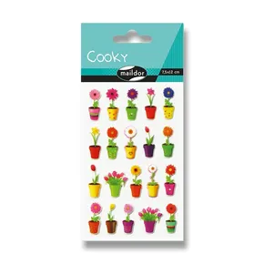 Samolepky Maildor 3D Cooky Izbové kvety